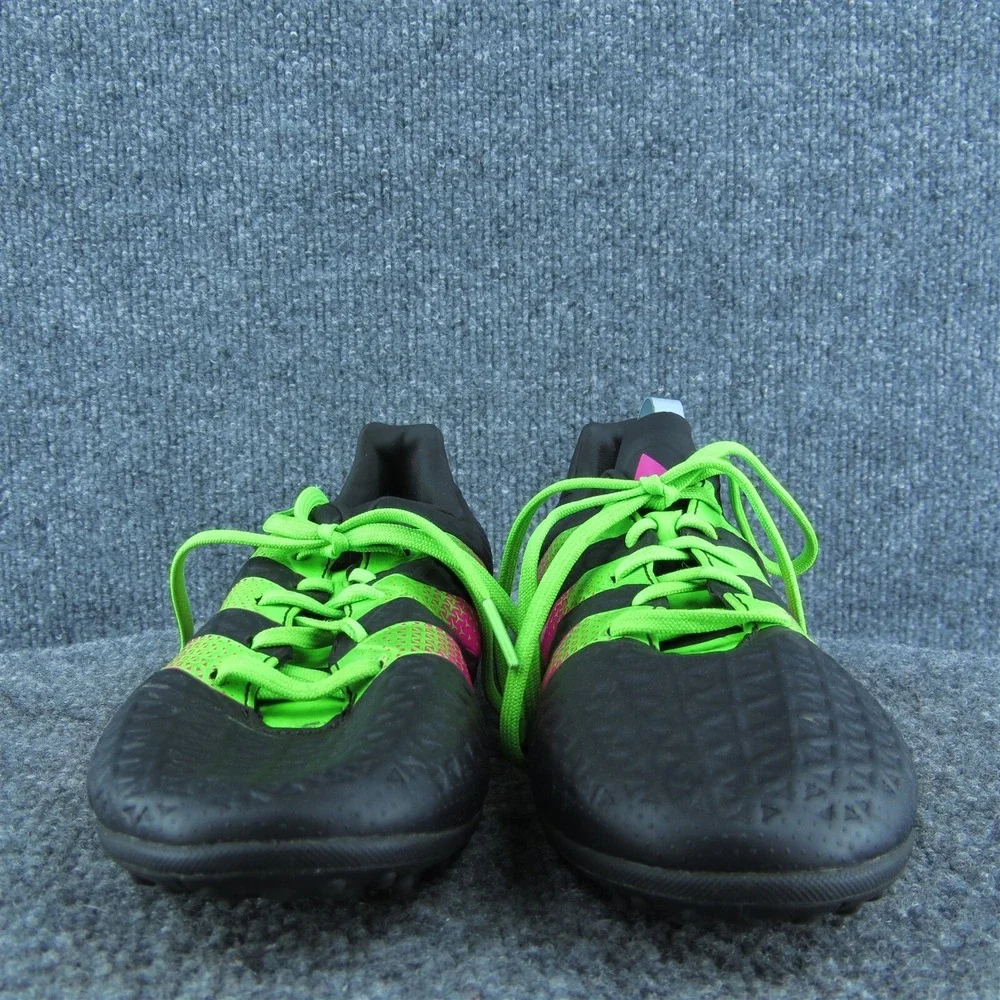 adidas Boys Sneaker Shoes Athletic Black Synthetic Lace Up Size Y 4.5 Medium‎